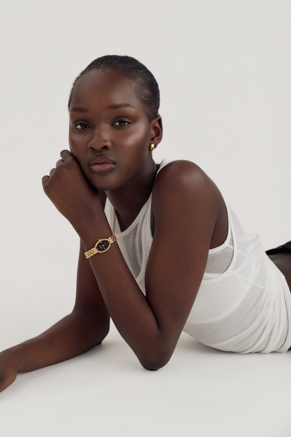 Kate Watch | White | 18k Gold – CENDRÉ